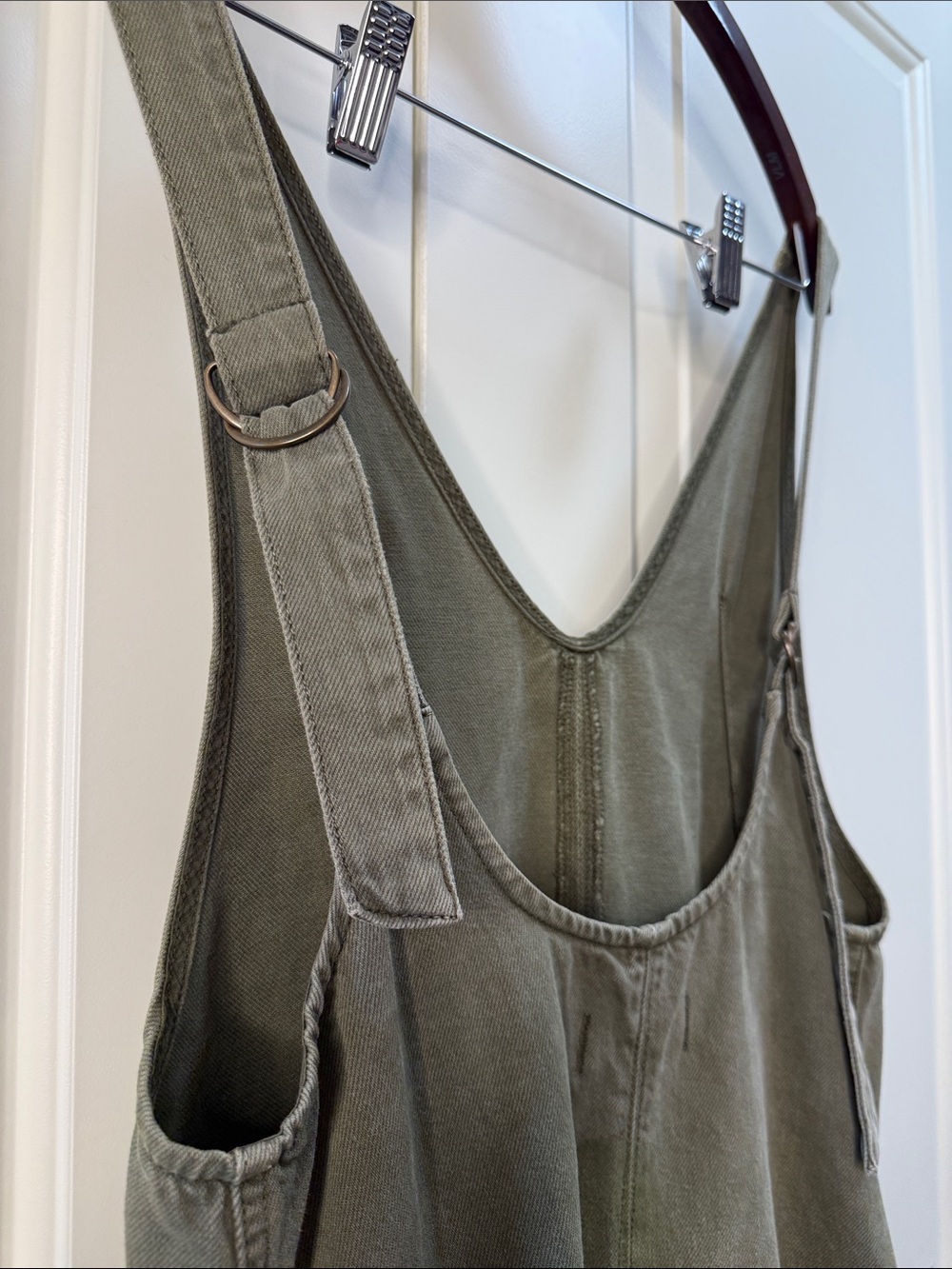 Free People We The Free High Roller Jumpsuit Green XS - Picture 5 of 6